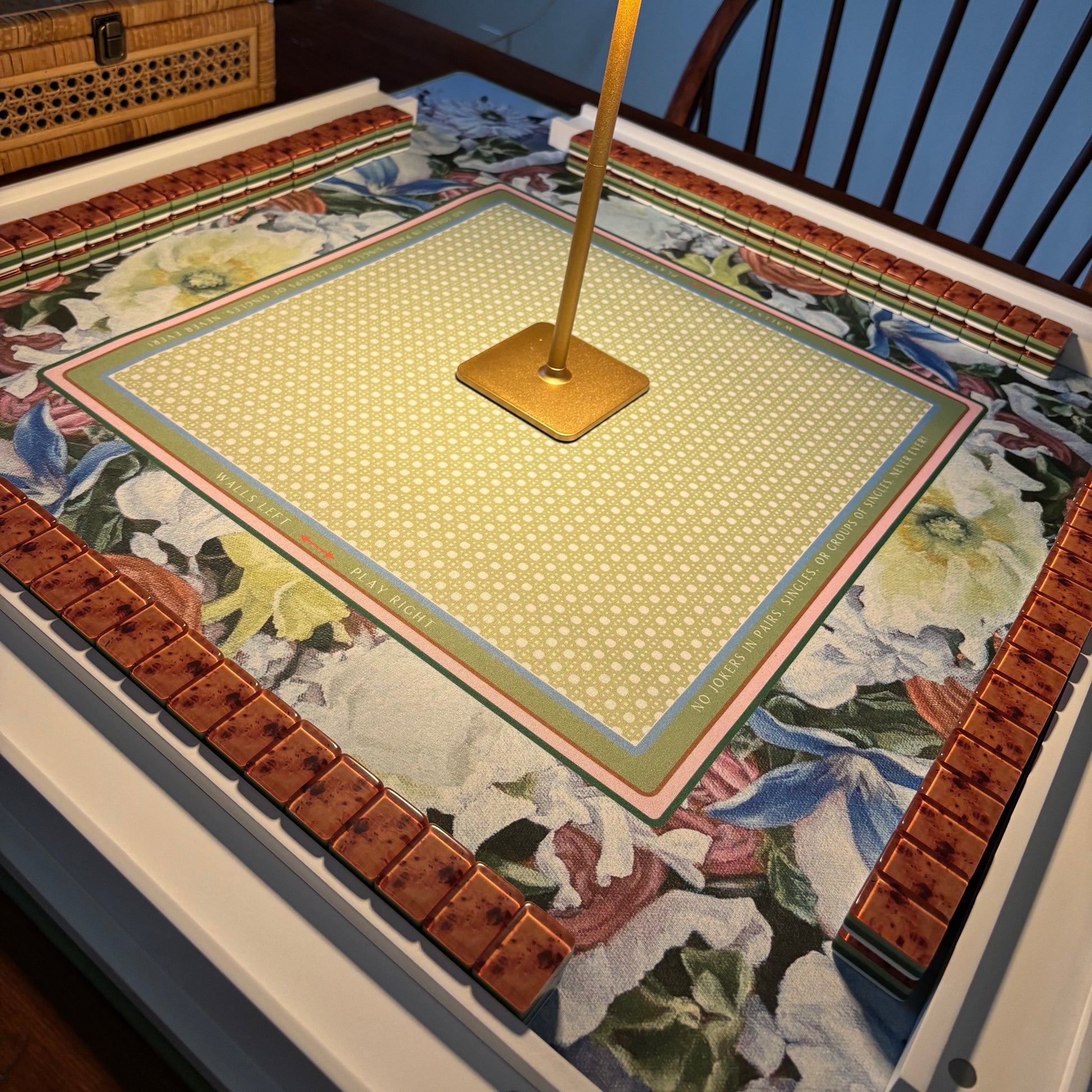 Grace Mahjong Mat with Lamp