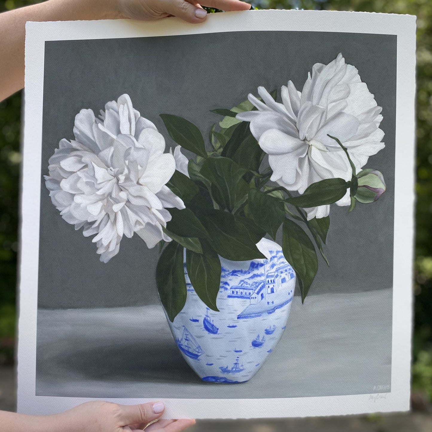"Joy" - Peony Print