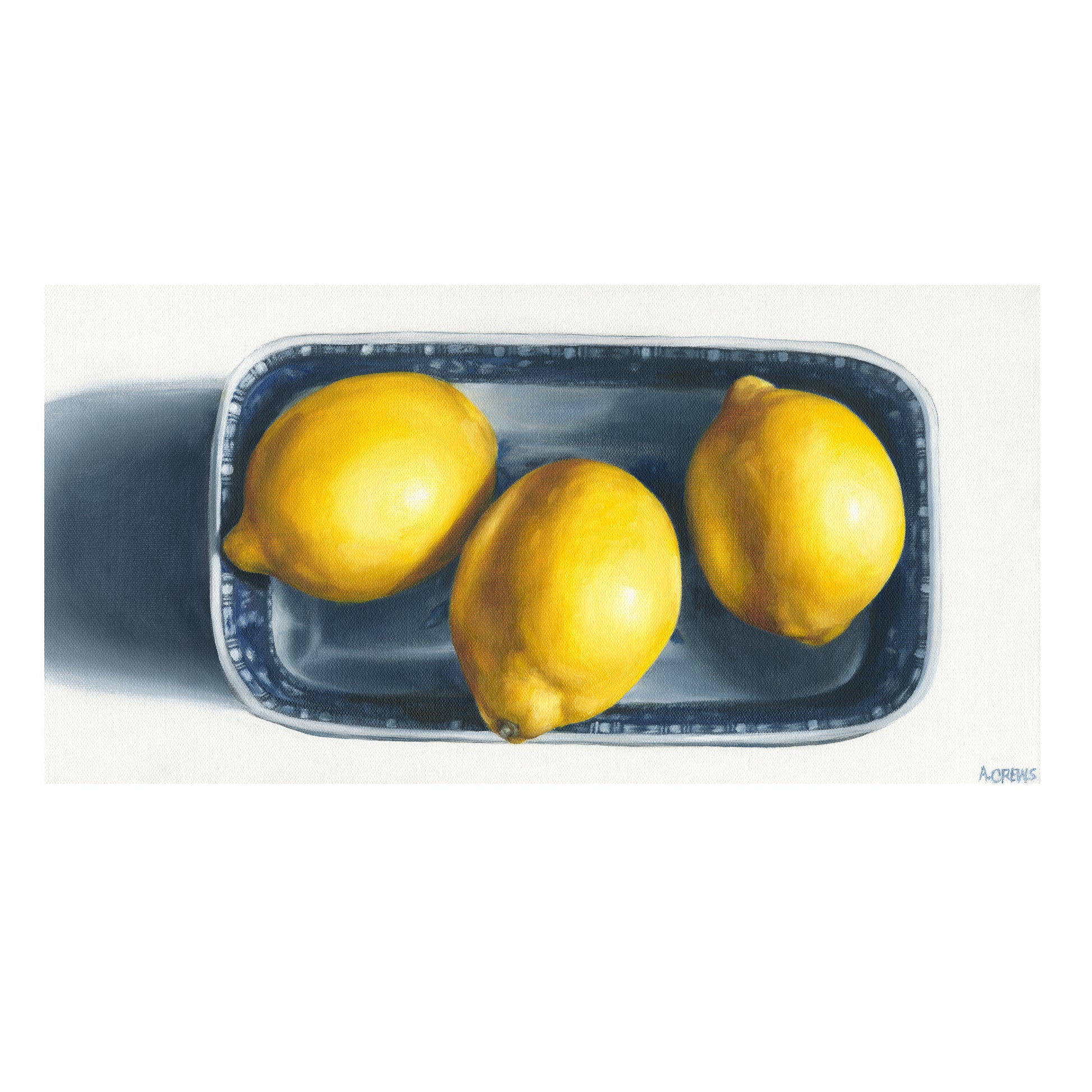 Still life of lemons painting by Amy Crews