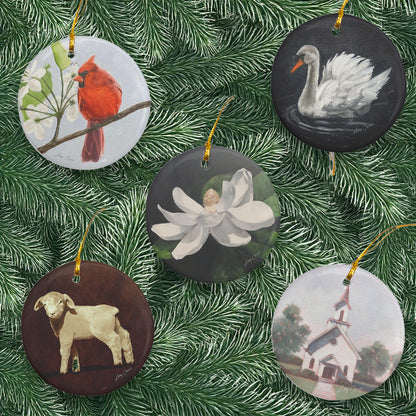 Amy Crews Southern Christmas Ornaments Collection 