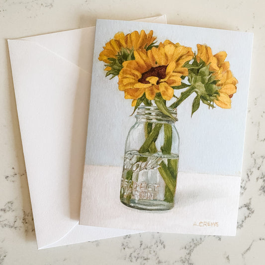 "Jar of Sunshine" Note Cards