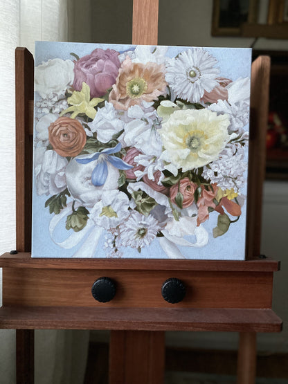 Custom Wedding Bouquet Painting