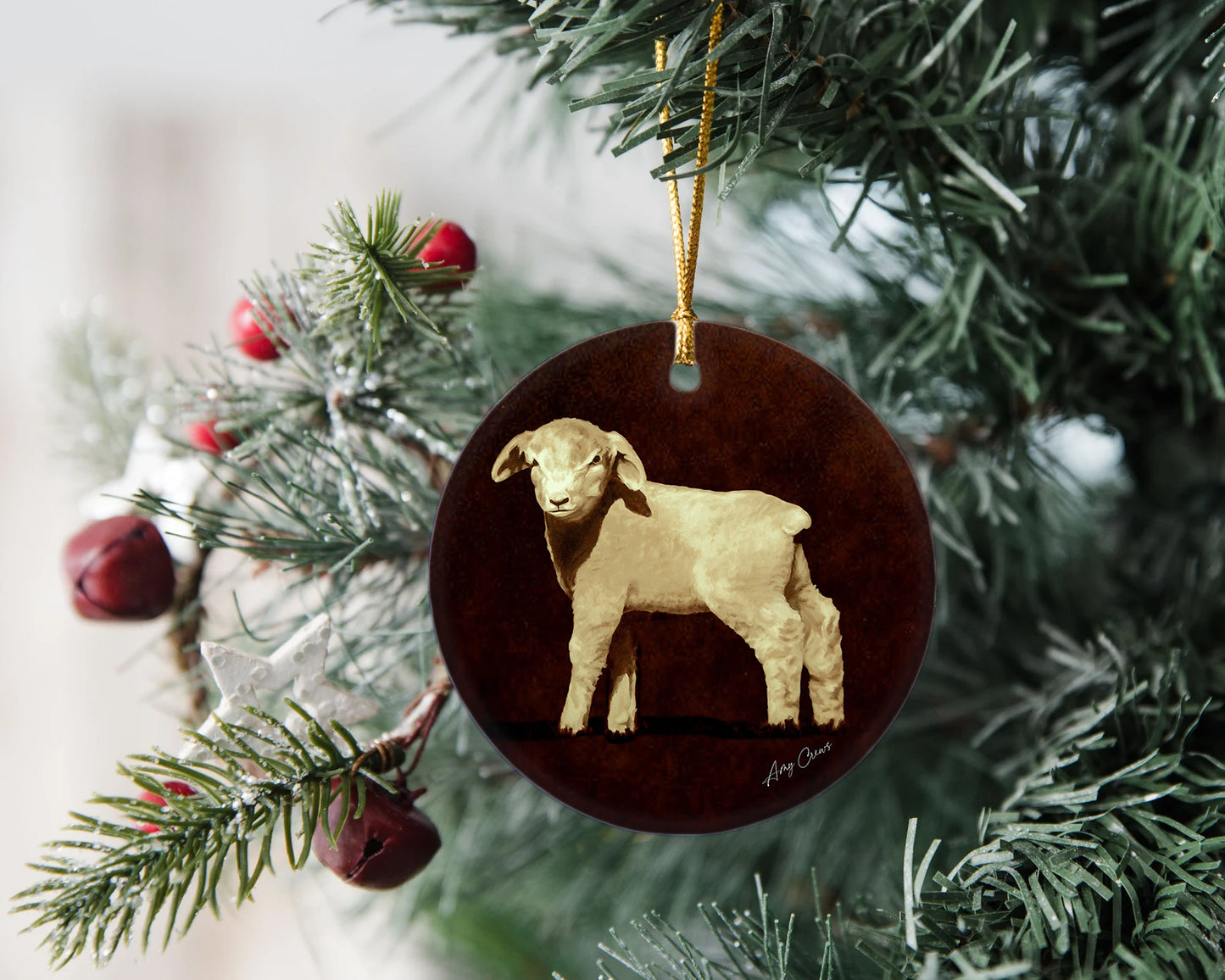 Behold - Lamb Ornament