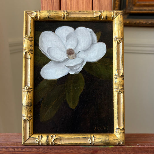 white magnolia painting by Amy Crews